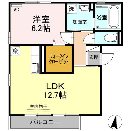 グランシャリオ高柳の間取り