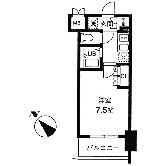 新品家具付きマンション本町4(KaGood東京)の間取り|※間取りと異なる場合は現状を優先します。