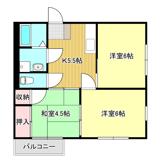 パールマンションの間取り