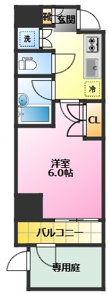 スカイコート武蔵小杉壱番館の間取り|オートロック完備♪