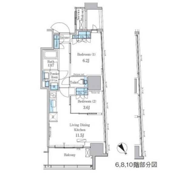 パークアクシス横濱関内ＳＱＵＡＲＥの間取り