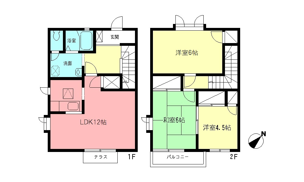 シャトー上星の間取り