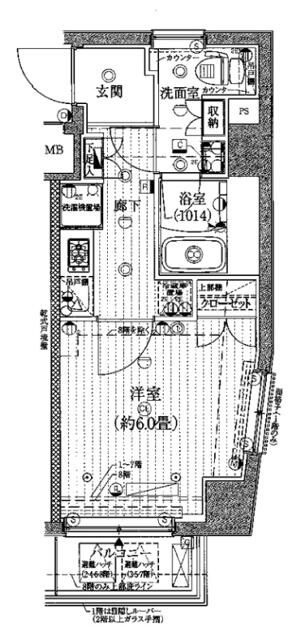 プレール・ドゥーク大森Ⅱの間取り|間取りです。