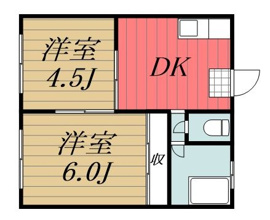 【間取り】 | ハイツ後楽　Ⅰ