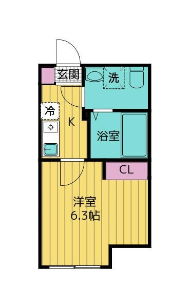フローライト北千住の間取り|間取りです。