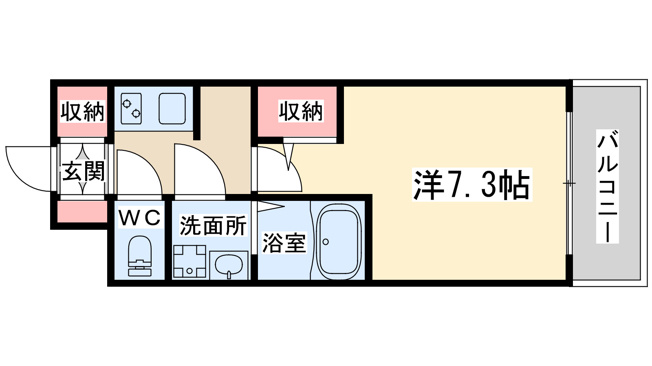 【間取り】 | ラドゥセール西天満
