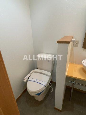 川崎市麻生区細山５丁目のアパートのトイレ|★お部屋探しはオールマイト不動産までご相談下さい♪