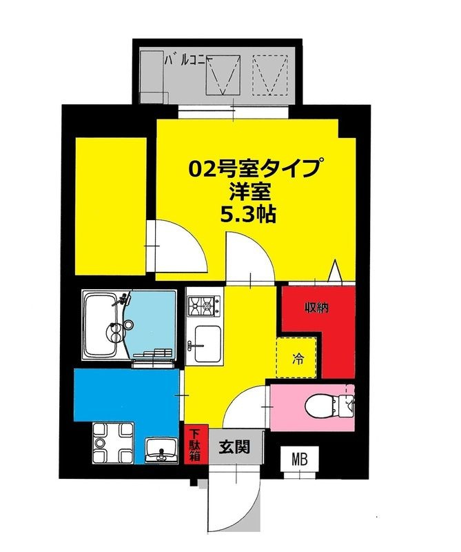 b’CASA forza南砂の間取り