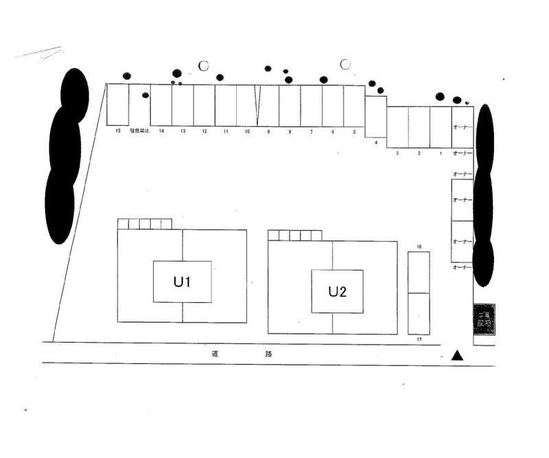 エステートピアＵ１の区画図