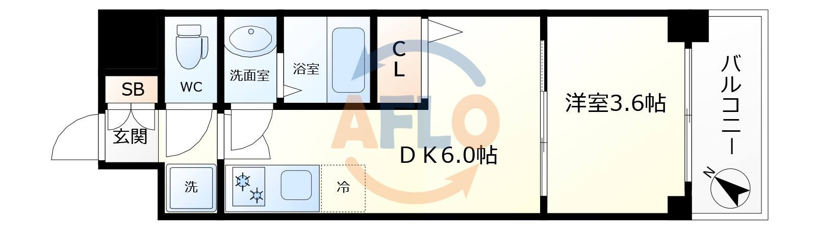 リヴェント福島野田　吉野小学校校区の間取り|リヴェント福島野田　間取り