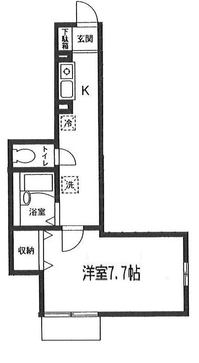 フルールウエハラ の間取り|間取りです。