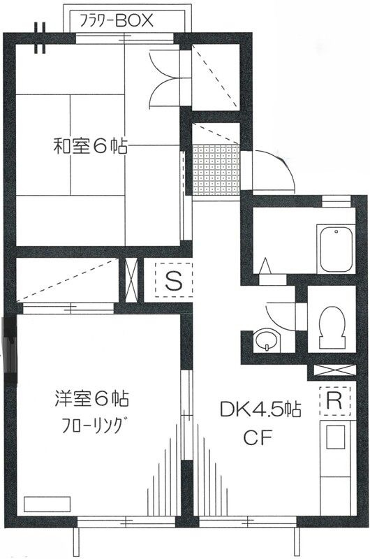 メゾンドール行徳の間取り