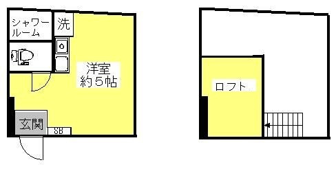 ｕｎｌｏｇｅｍｅａｎｔの間取り|間取りです。
