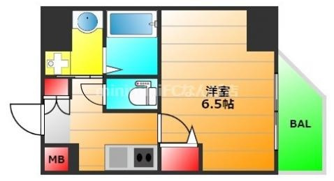 ソルテラス難波サウスフィールの間取り
