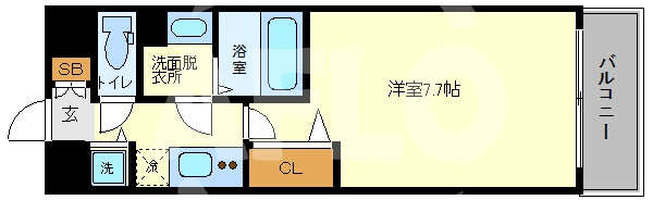 Luxe海老江Ⅱの間取り|Luxe海老江II（ラグゼ海老江II）　間取り