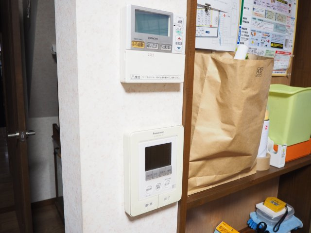 越前市妙法寺町　東南の角地の家の発電・温水設備