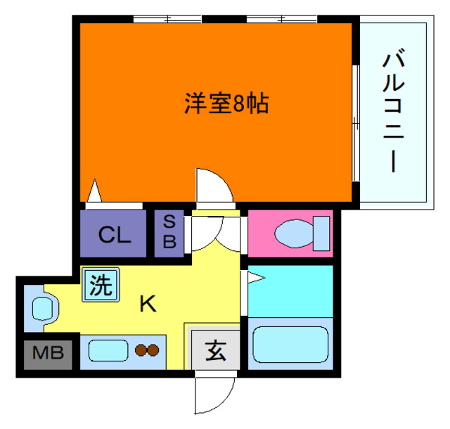 ジェヌイン本山の間取り