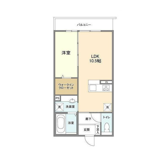 ル　シャンヴェールの間取り|間取りです。