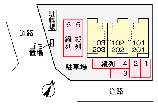 グレイスフルの区画図