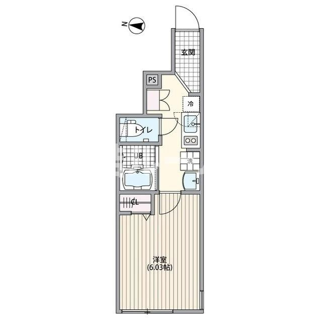 練馬区氷川台４丁目の賃貸マンションの間取り