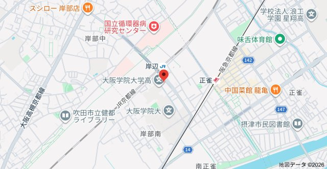 リリアン千里南の地図