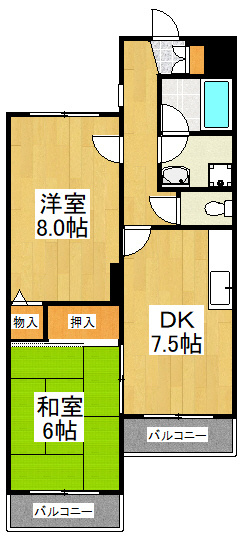 クリードの間取り
