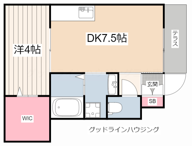 クレセントの間取り