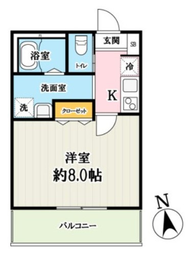 キャメル南流山9Ｂの間取り
