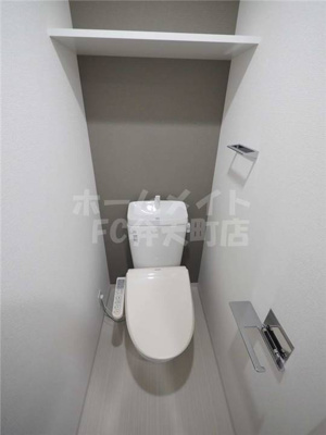 【トイレ】 | レオンコンフォート九条ガレリア | 清潔感のあるトイレです