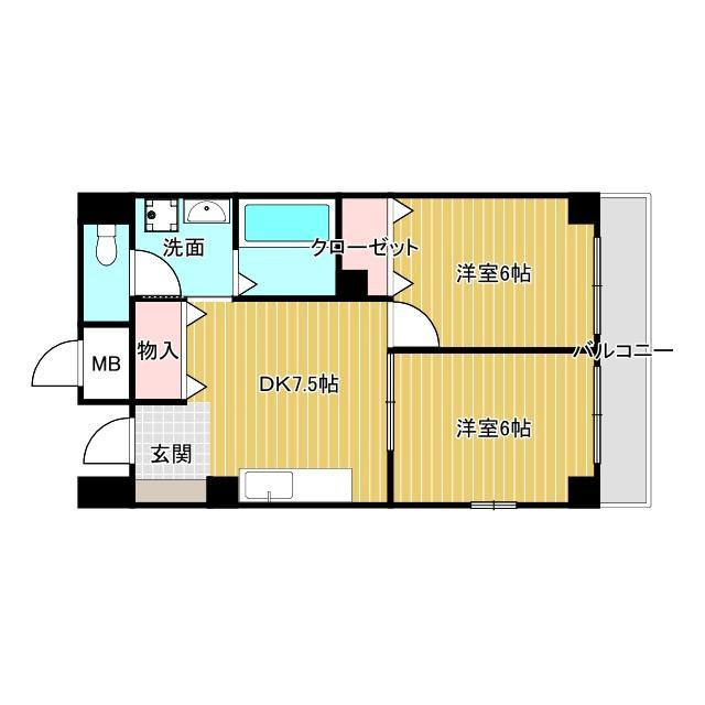 サンピア南茨木の間取り