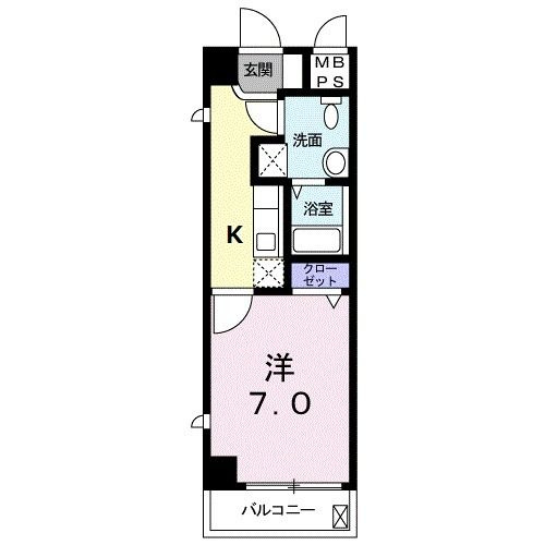 エルリバーの間取り|間取りです。