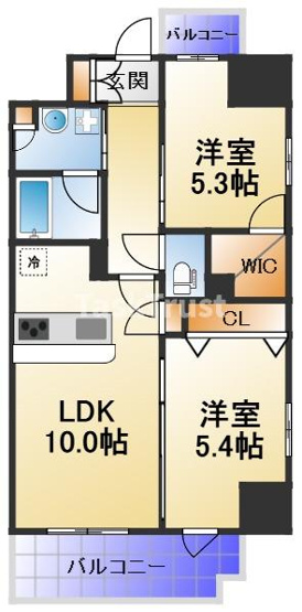 【間取り】 | スプランディッド都島