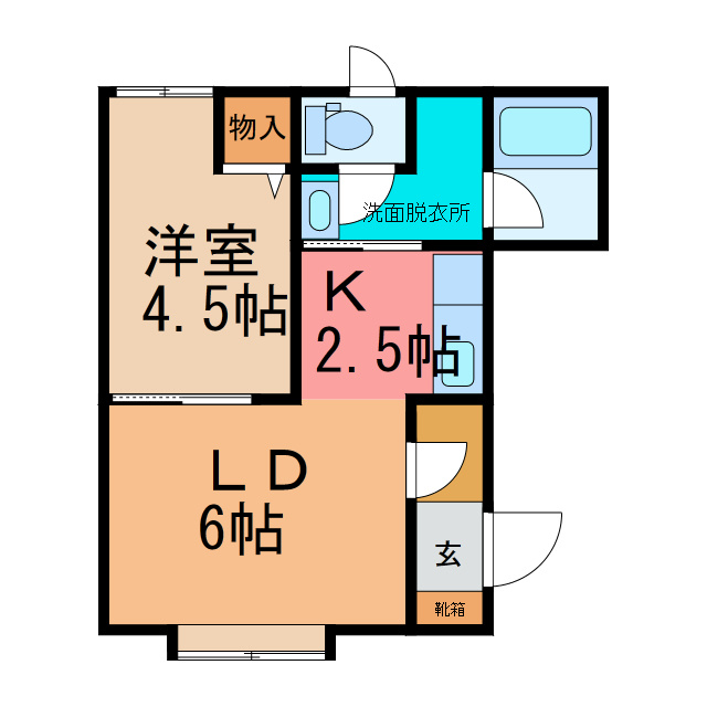 パリエ53の間取り