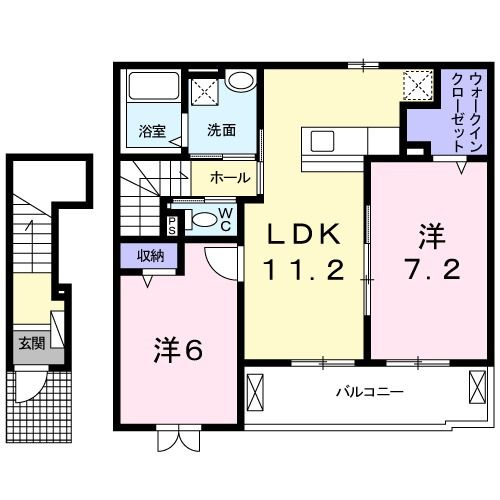 【間取り】 | フルトモーアＢ(フルトモーアビー)
