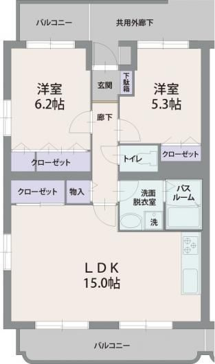 シレンシオ　パティオの間取り