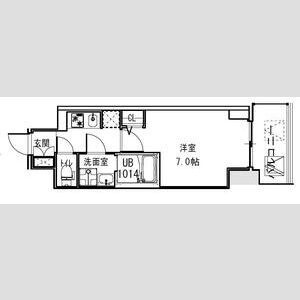 S-RESIDENCE福島Alovitaの間取り