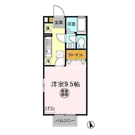 ブライトハイツ　Ⅱの間取り