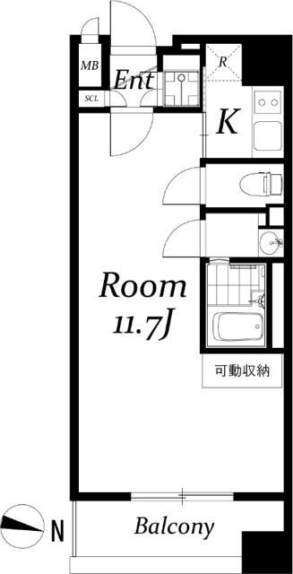 アクアタウンイーストⅠの間取り