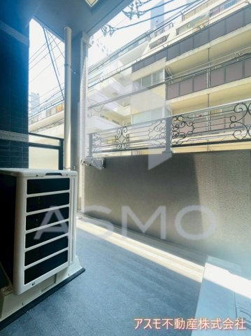 【バルコニー】 | アクティ北浜 | 同マンション別部屋　参考写真