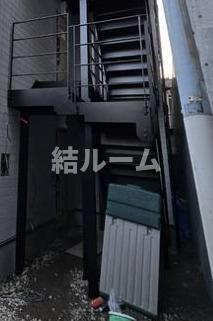 板橋区徳丸２丁目のアパートのエントランス