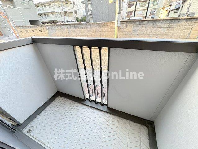 サンハイツ横沼のバルコニー