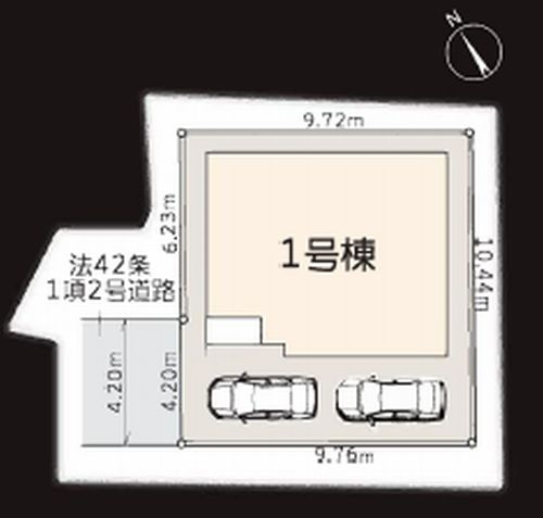 【仲介手数料０円】茅ヶ崎市南湖5丁目　新築一戸建ての区画図|【仲介手数料０円】茅ヶ崎市南湖5丁目　新築一戸建て