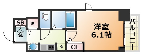 プレサンス神戸西スパークリングの間取り