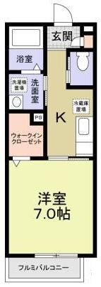カーサ結の間取り|間取りです。