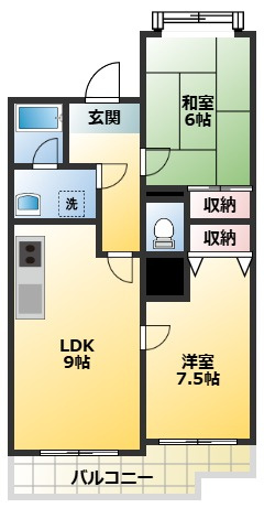 クリスタルパレス東船橋の間取り