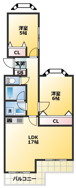 フェアリークリスタル宮本の間取り