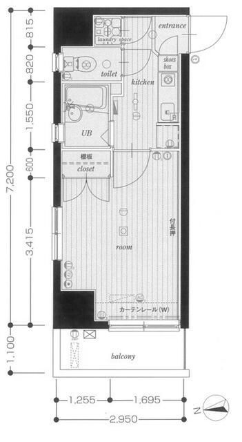 サンテミリオン門前仲町の間取り