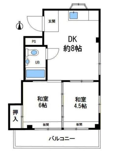 六甲リゾートの間取り