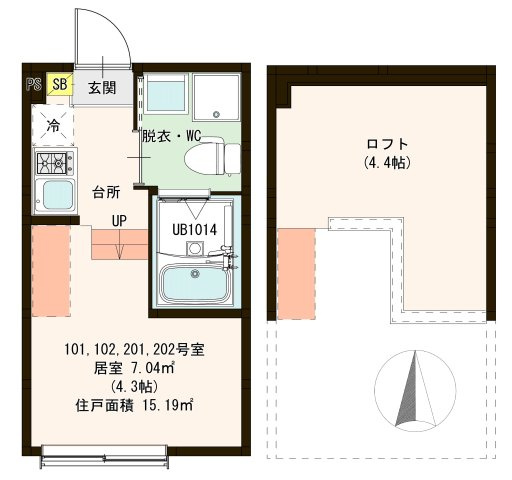 【間取り】 | ハーモニーテラス南花畑Ⅲ