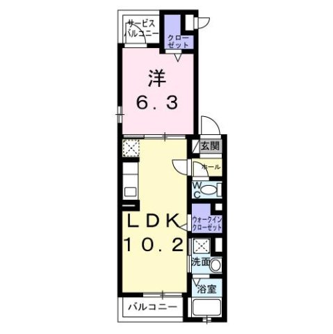 テラック中央林間の間取り